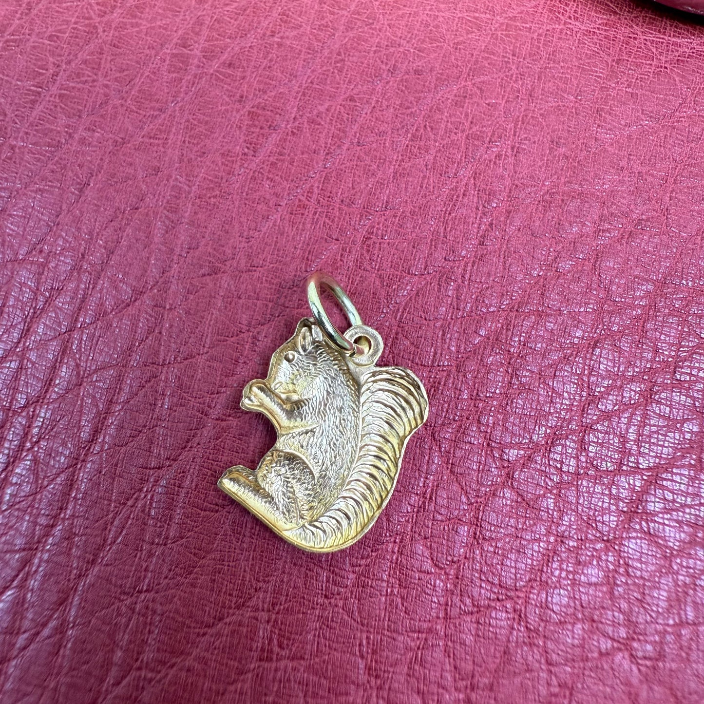 Squirrel Brass Charm for Traveler's Notebook