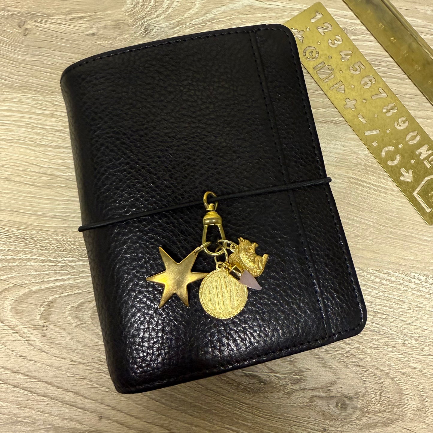 Brass Swivel Charm Holder for Traveler's Notebook