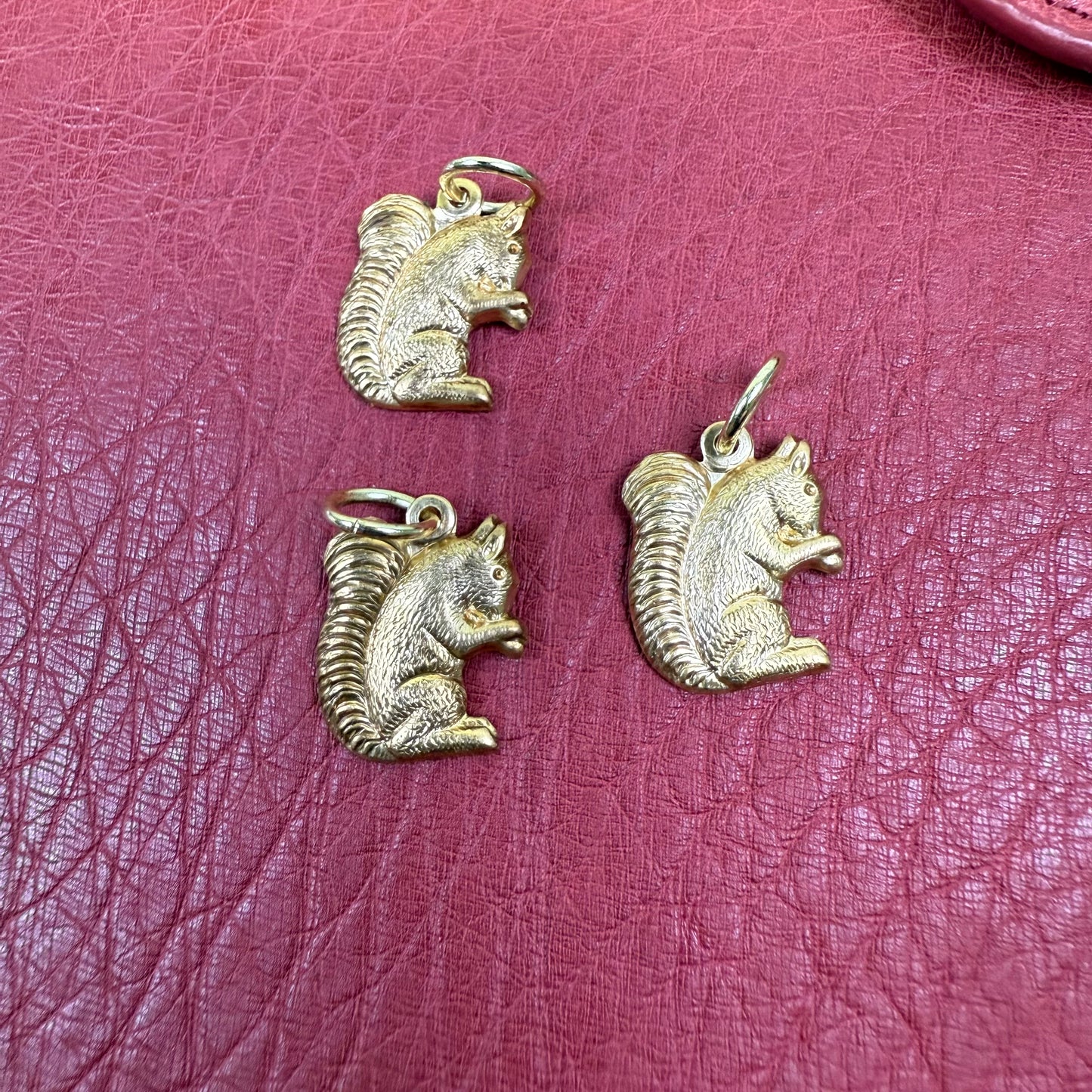 Squirrel Brass Charm for Traveler's Notebook