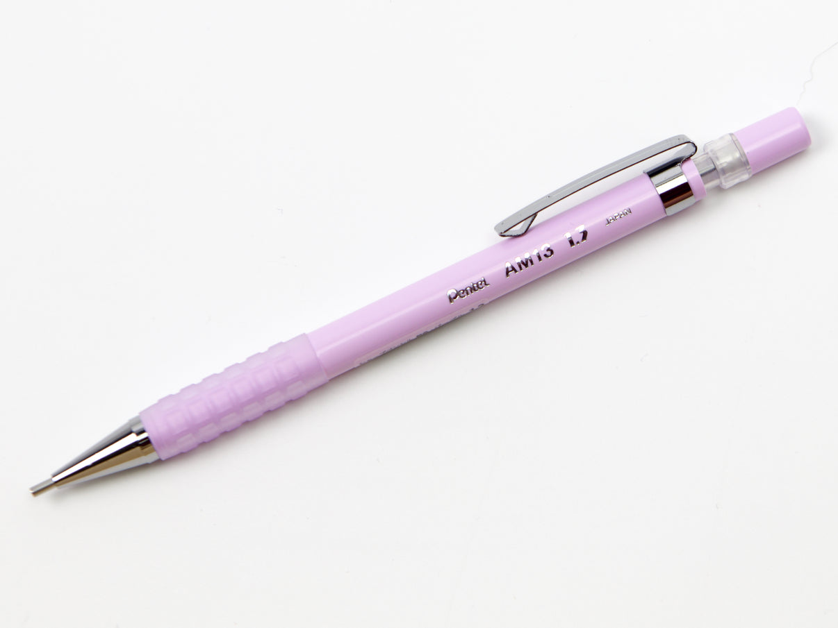 Pentel Amain Matita Meccanica – Punta 1,3 Mm, Design Retrattile, Colore Viola, Corpo In Plastica E Metallo - 2