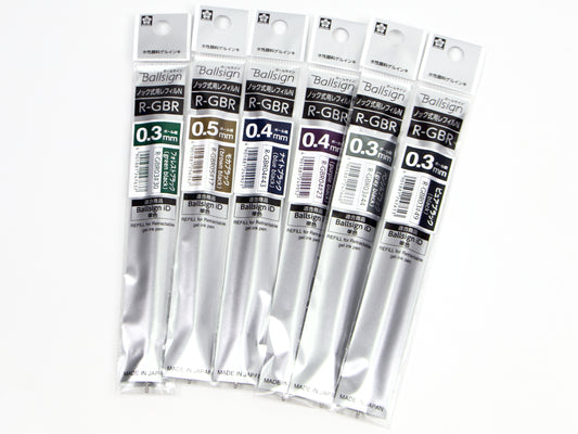 Recambio de bolígrafo Sakura Ballsign ID Vintage Colors