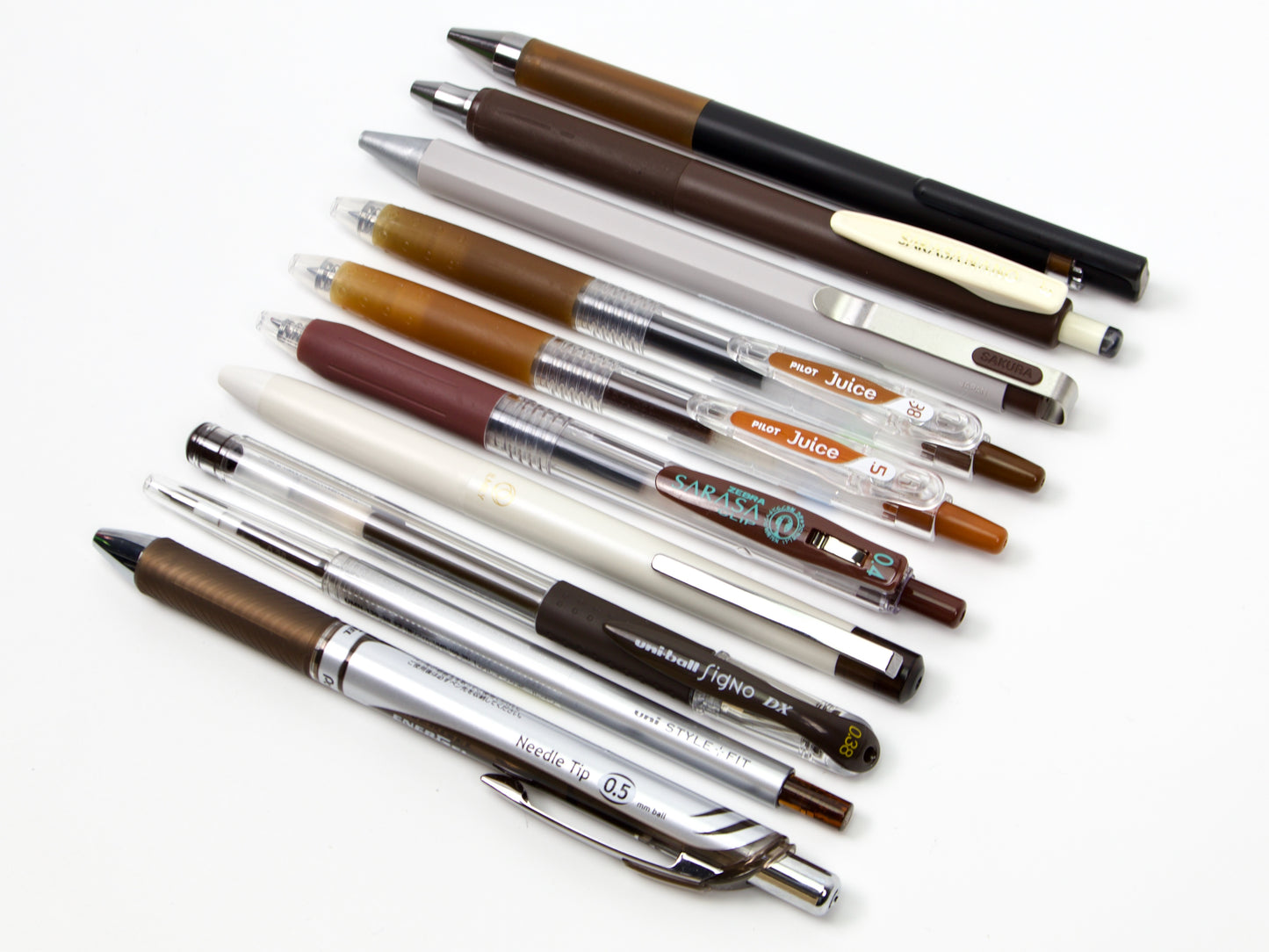 Brown Pen Sampler Set