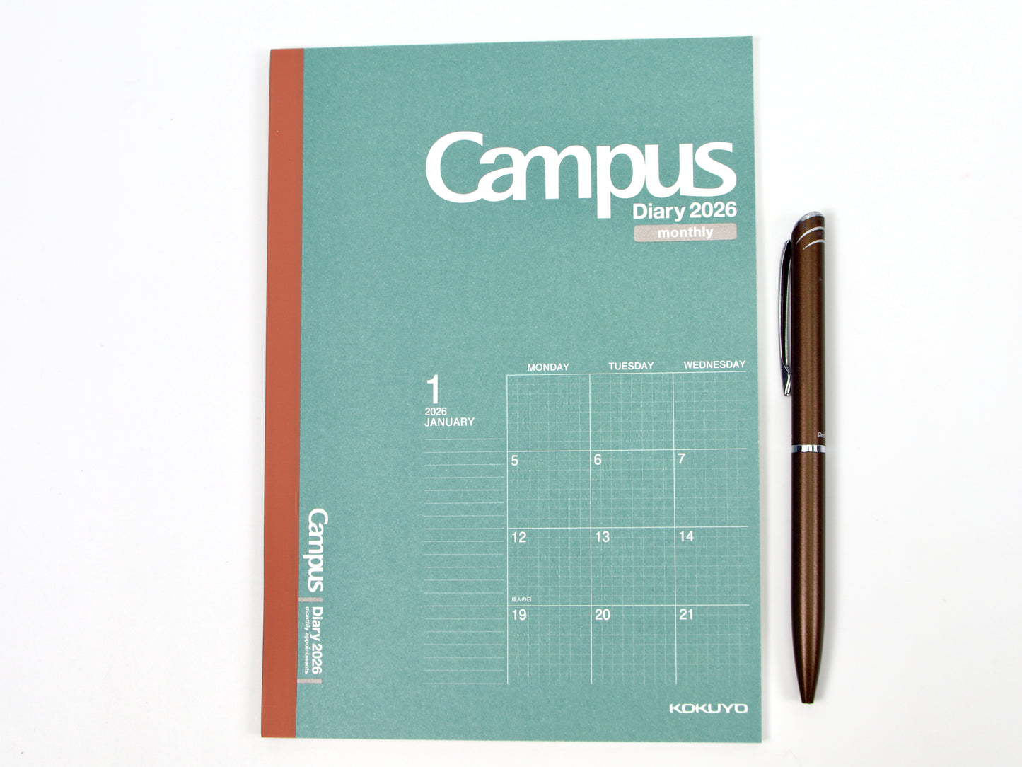 Kokuyo Campus Basic Monthly Grid 2026 A5