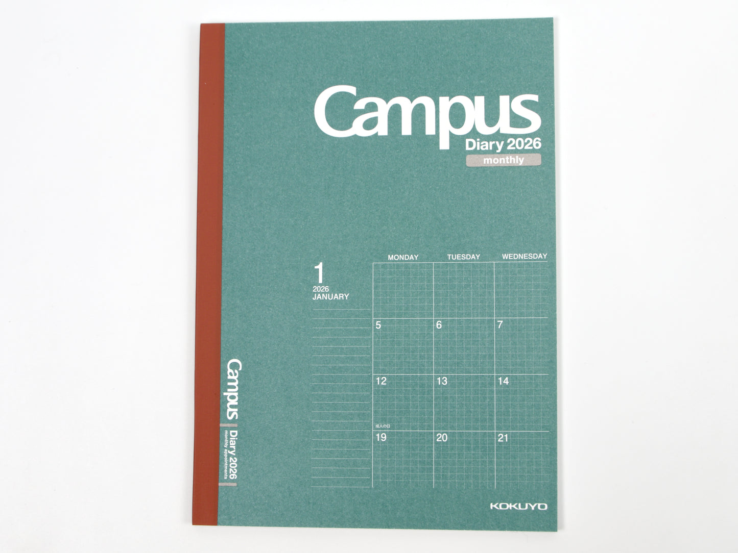 Kokuyo Campus Basic Monthly Grid 2026 A5