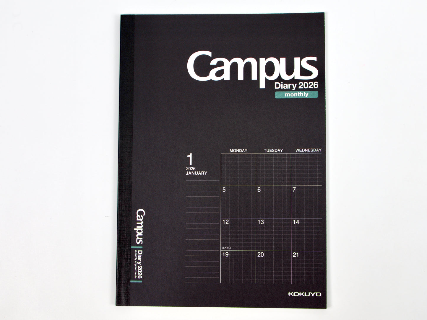 Kokuyo Campus Basic Monthly Grid 2026 A5