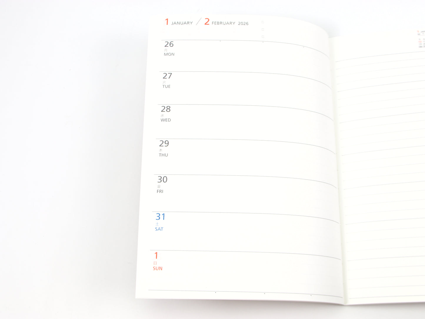 Kokuyo Campus Weekly 2026 Semi-B5