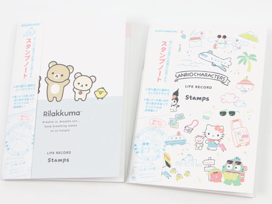 Character Stamp Book for Travel