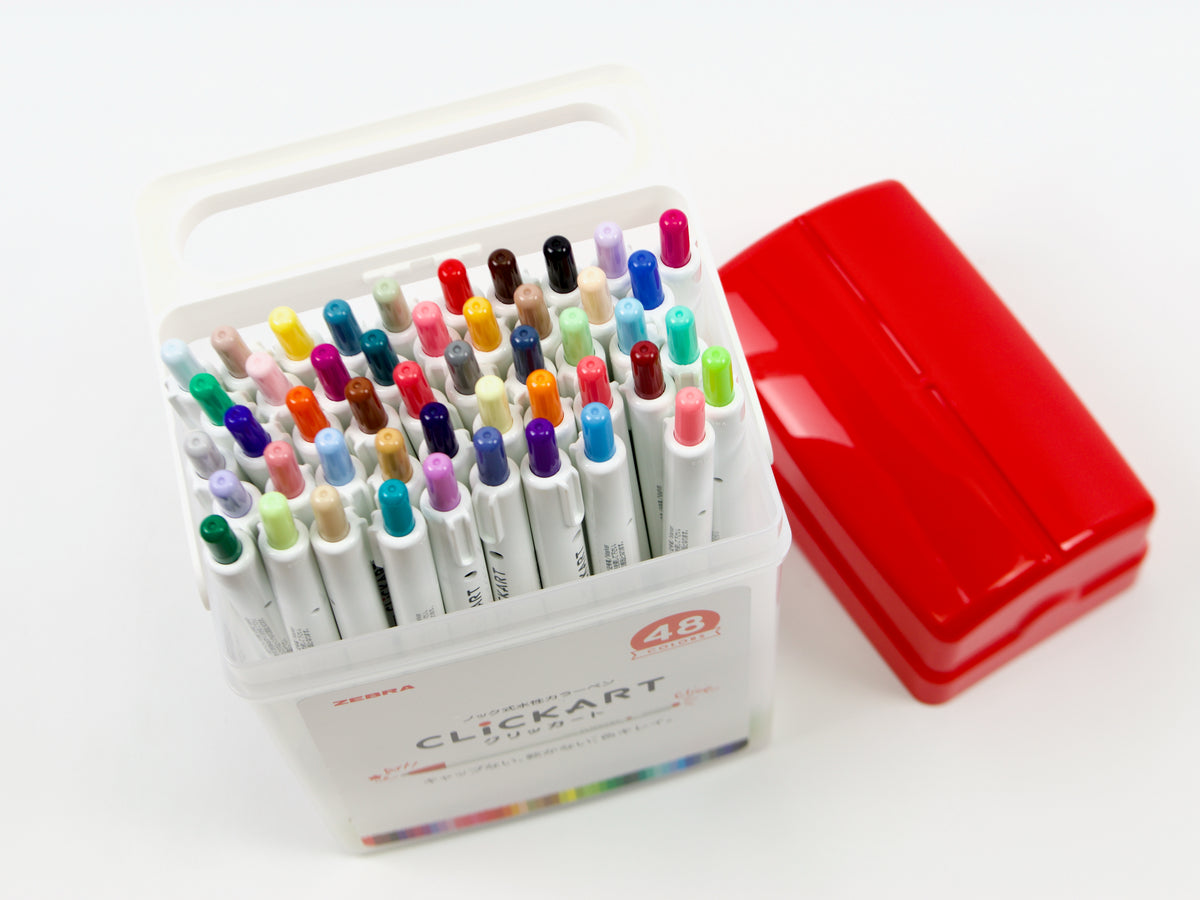 Ensemble de 36 couleurs Zebra Click Art