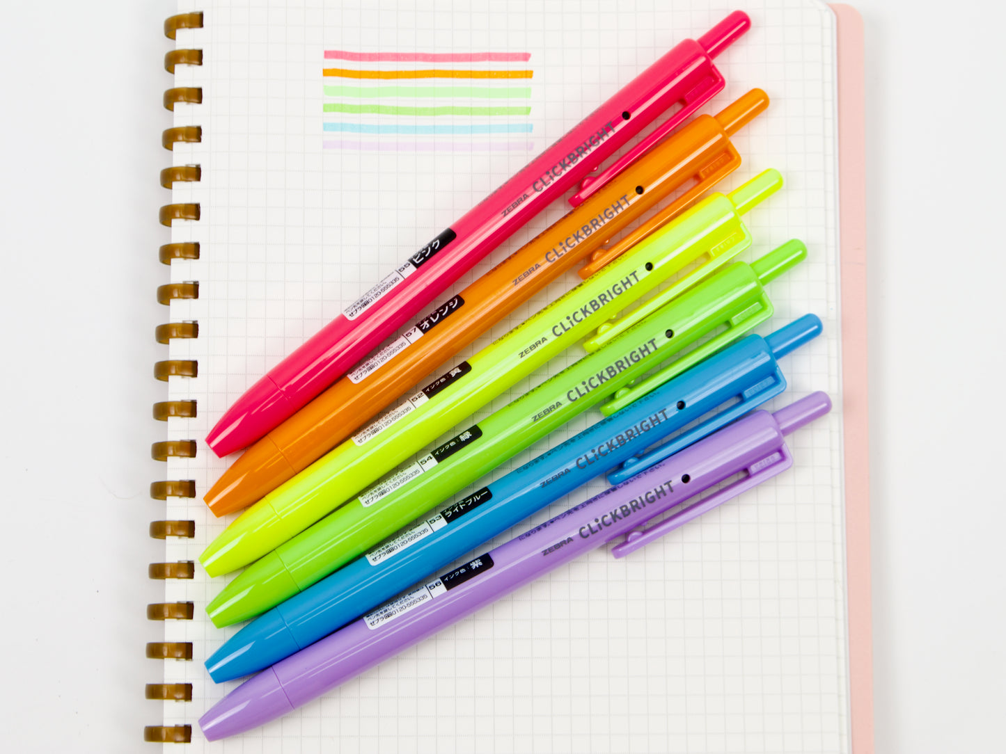 Zebra Click Bright 6 Color Set