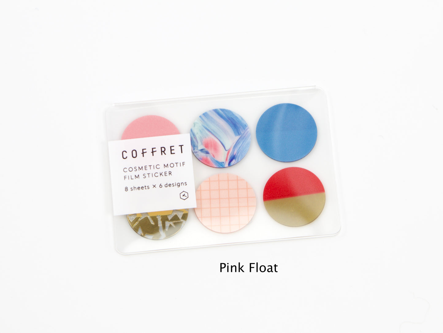 Hitotoki Coffret Cosmetic Motif Film Sticker Circles