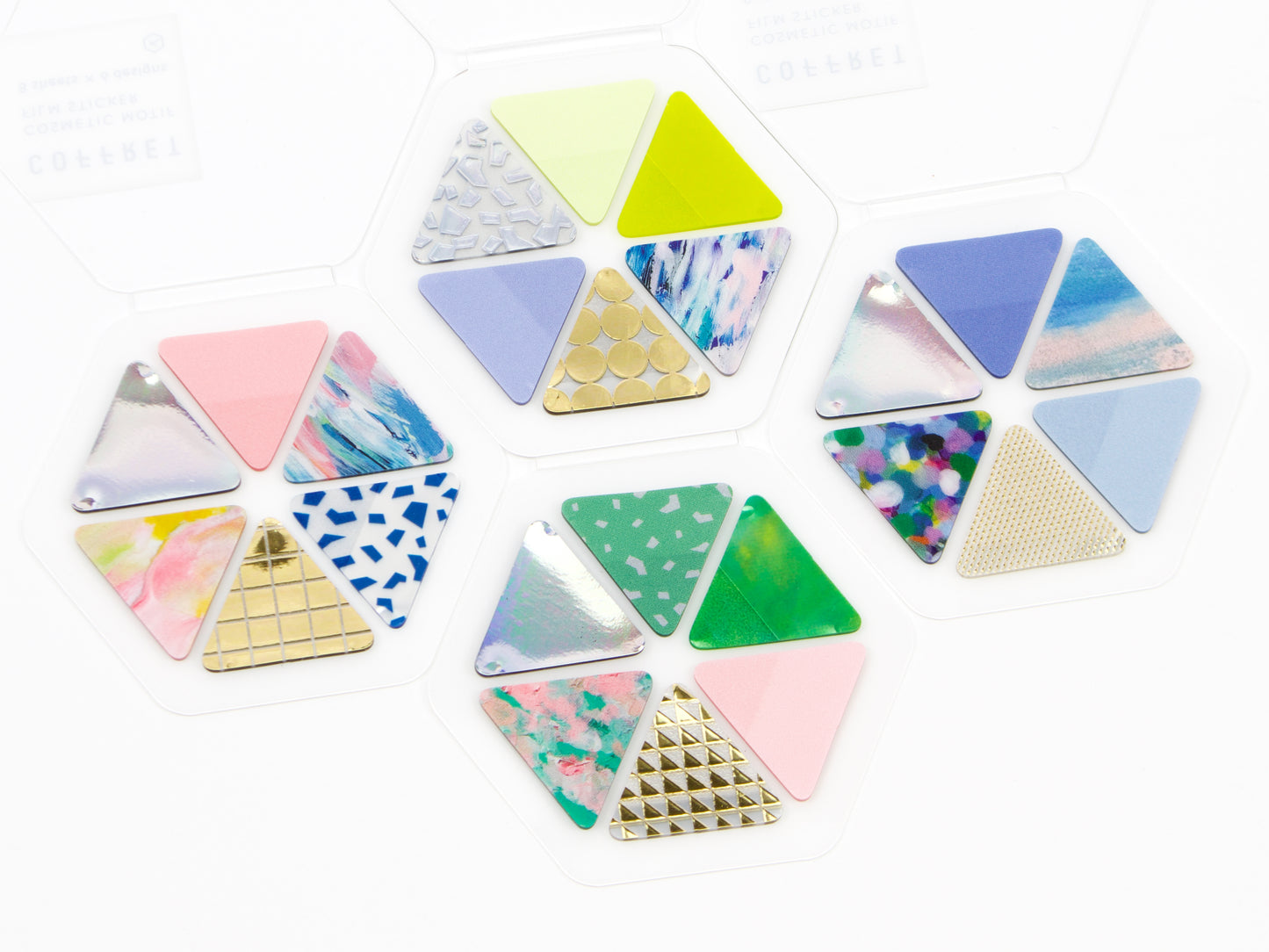 Hitotoki Coffret Cosmetic Motif Film Sticker Triangles