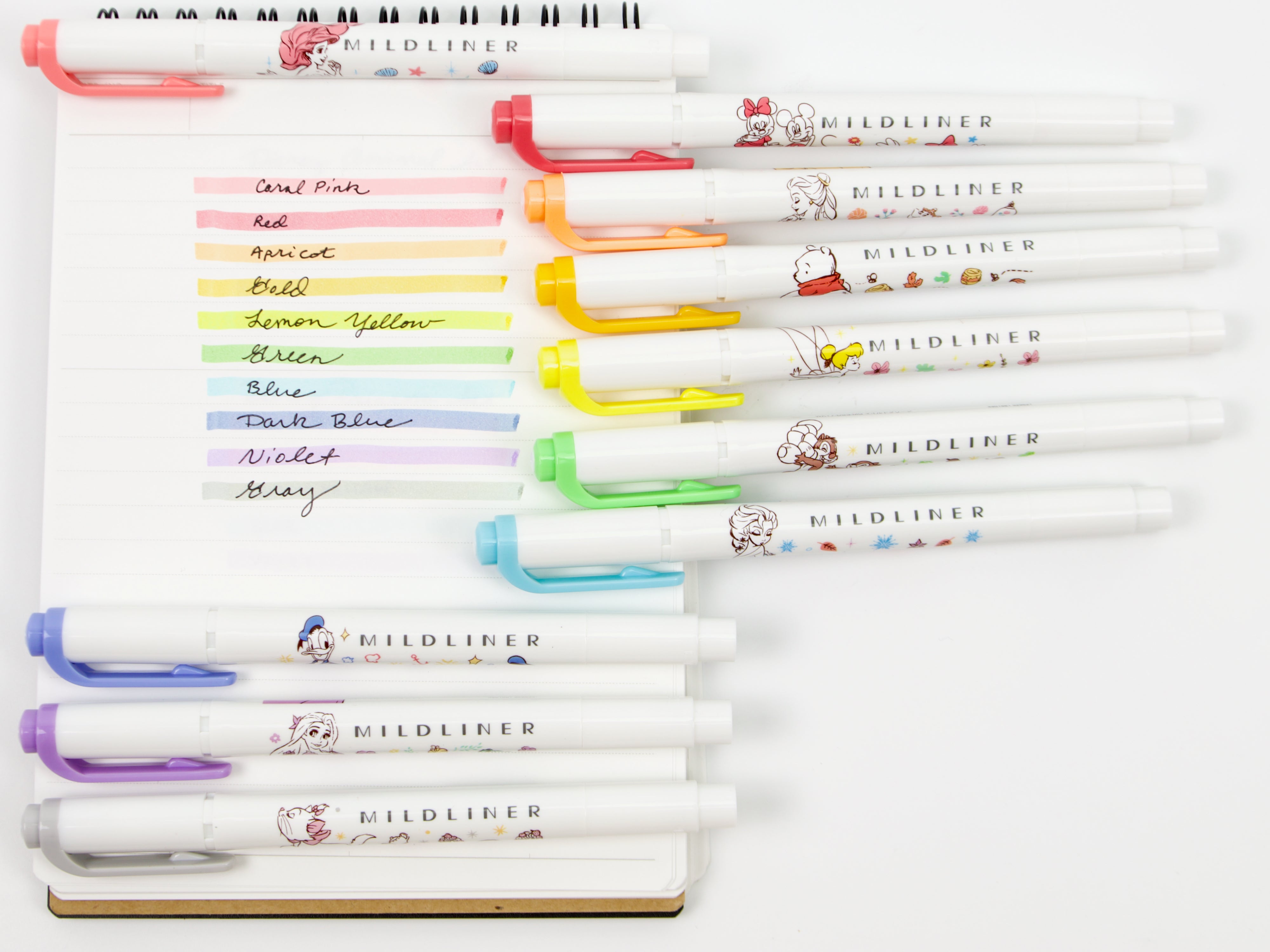 Limited Edition Disney Mildliner 5 Color Set