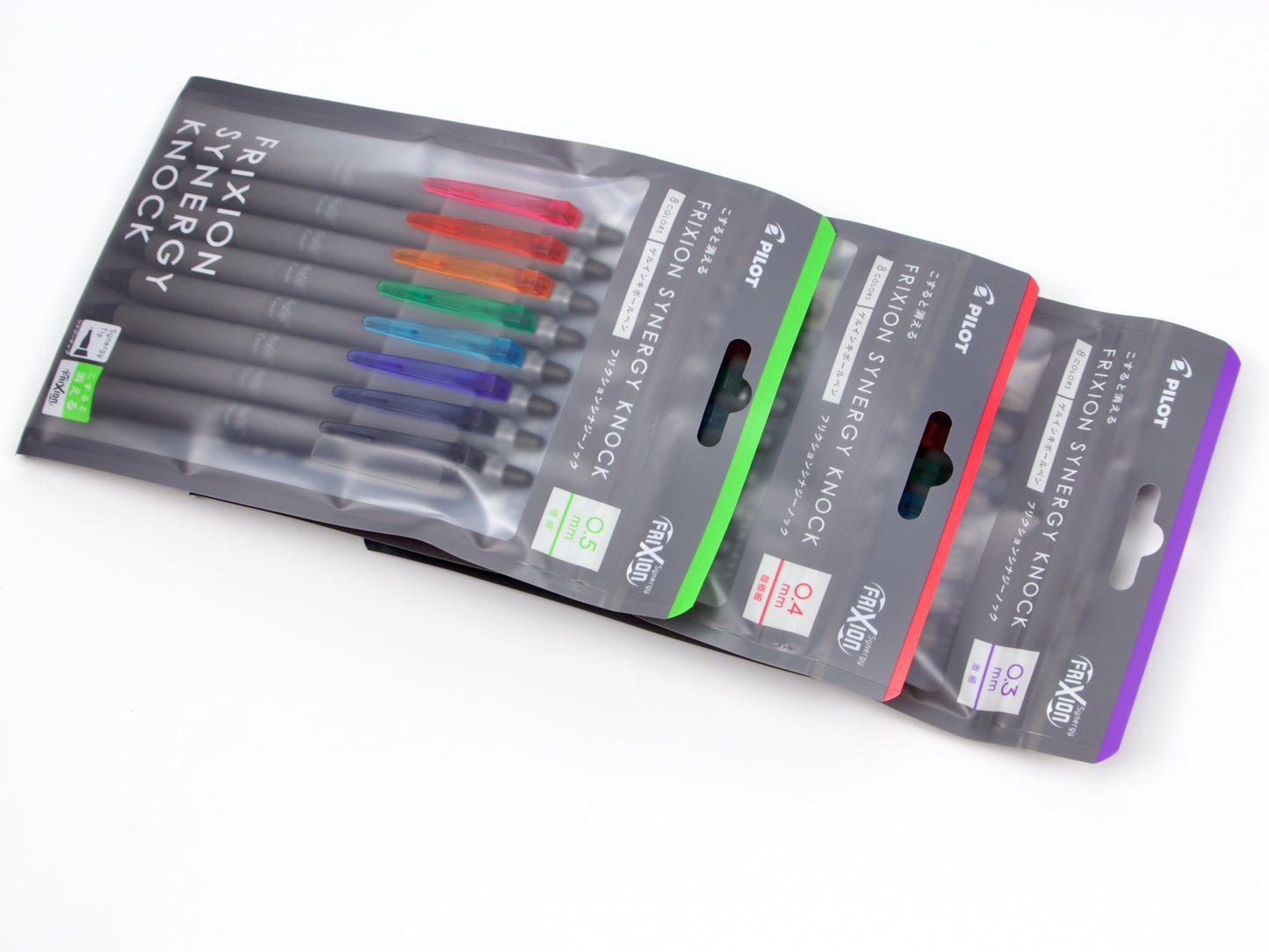 Erasable Frixion Synergy Knock 8 Color Set