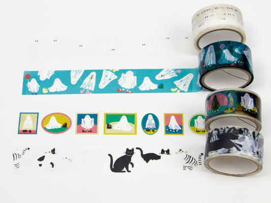 GreenFlash Ghost & Cat Clear Masking Tape