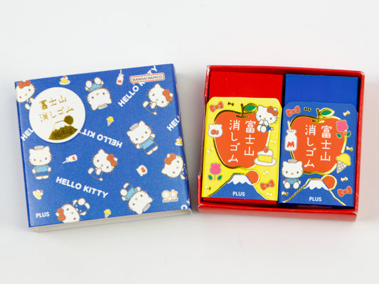 Plus Air-In Hello Kitty Mt. Fuji Eraser Set