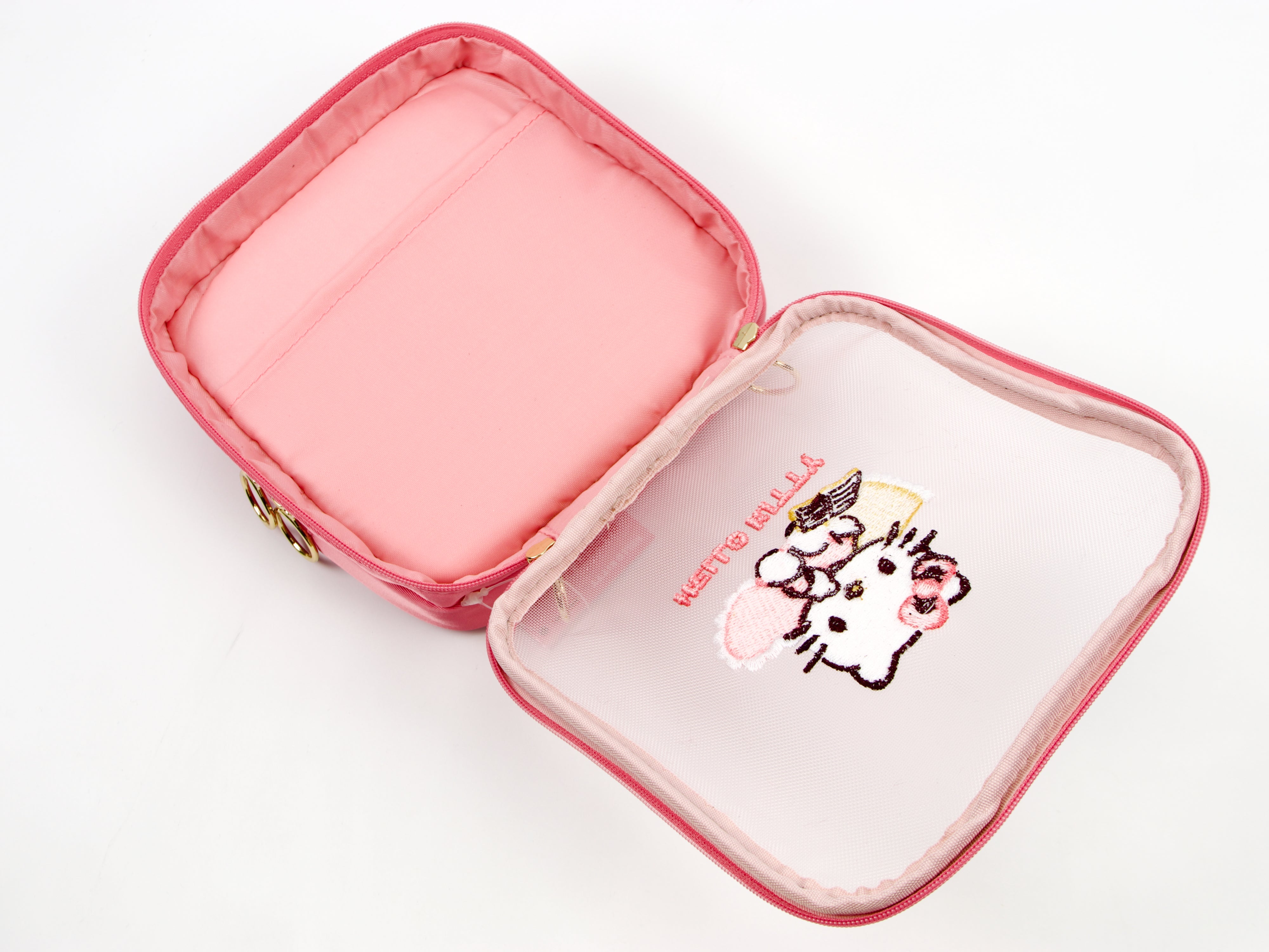 Hello Kitty Mesh Square Zip Pouch - Tokyo Pen Shop