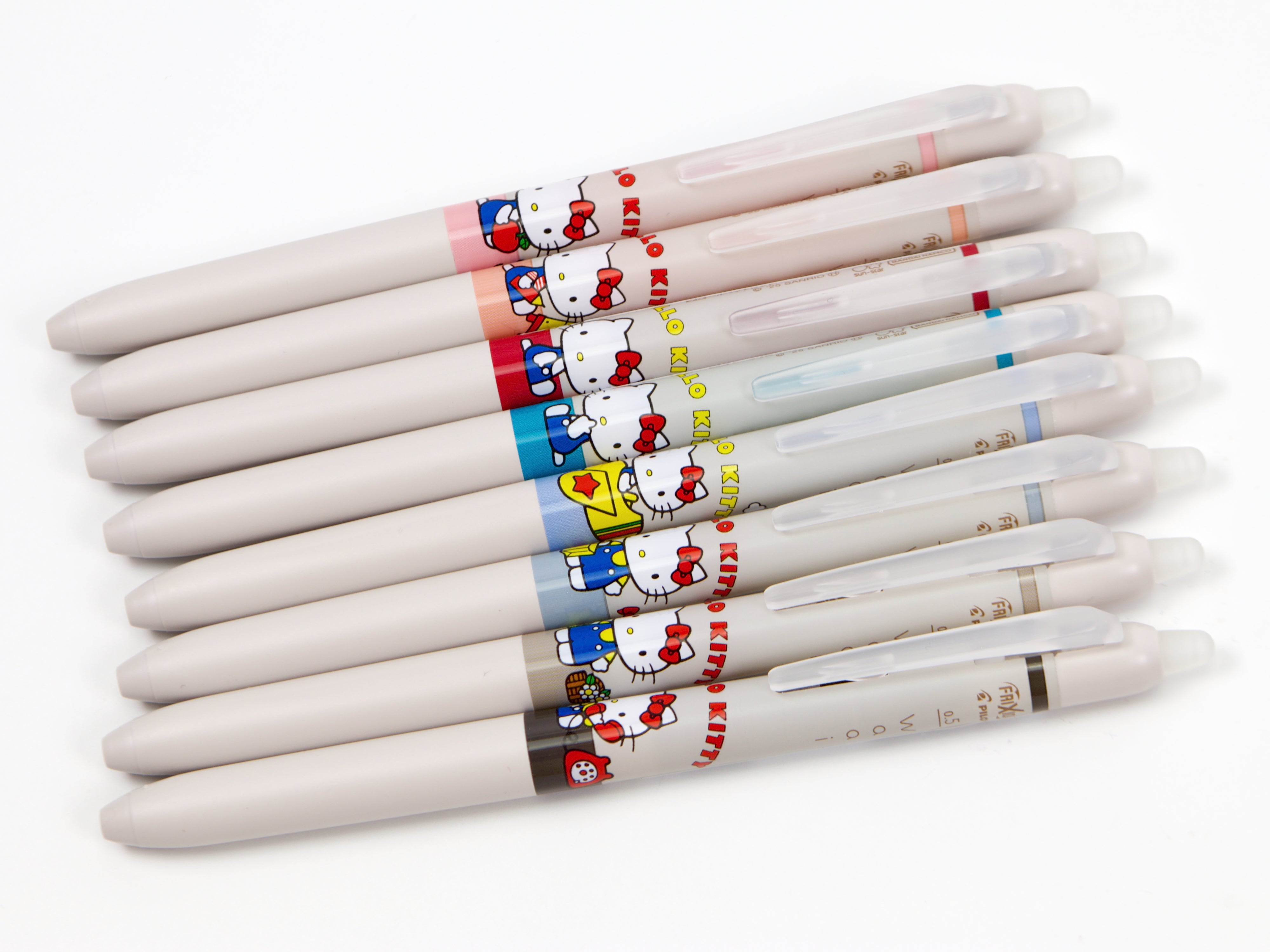 Hello Kitty Pen Sanrio Hello Kitty FriXion Ball Knock Pens - 0.5mm ...