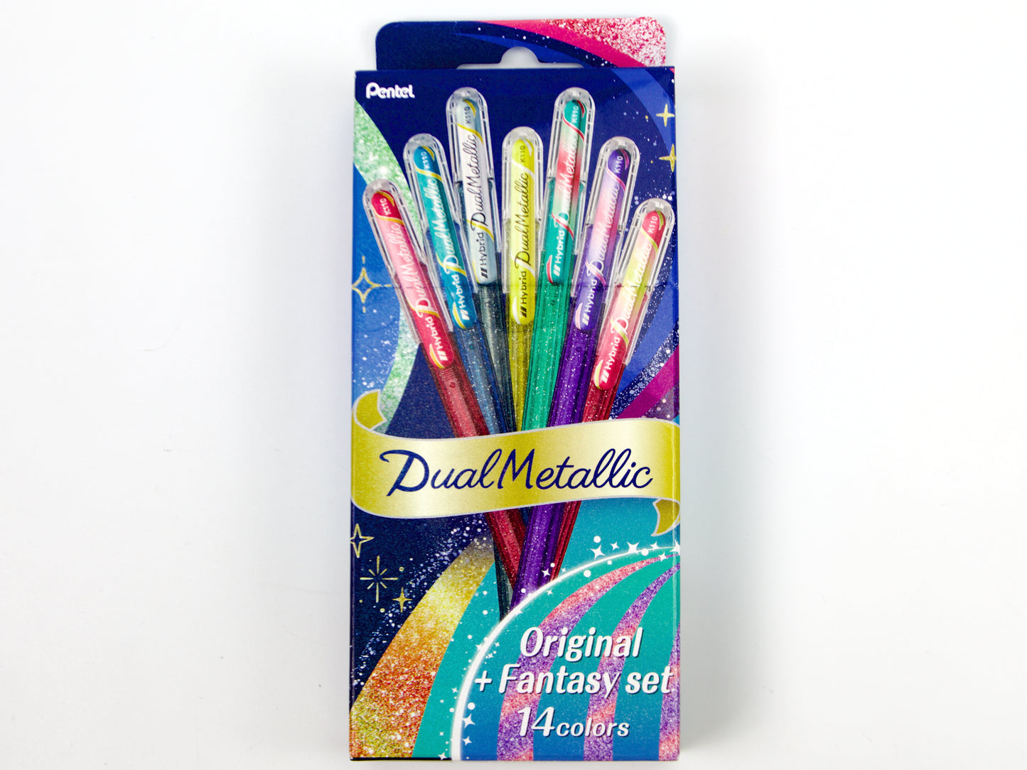 Juego híbrido dual de 7 colores de Pentel 