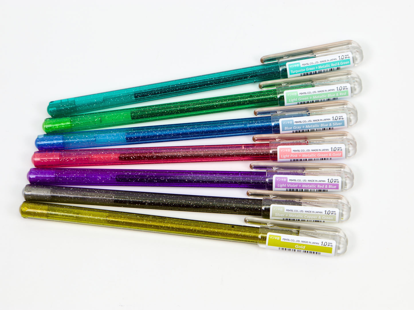 Juego híbrido dual de 7 colores de Pentel 