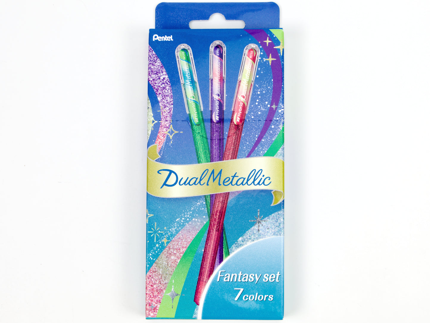 Juego híbrido dual de 7 colores de Pentel 