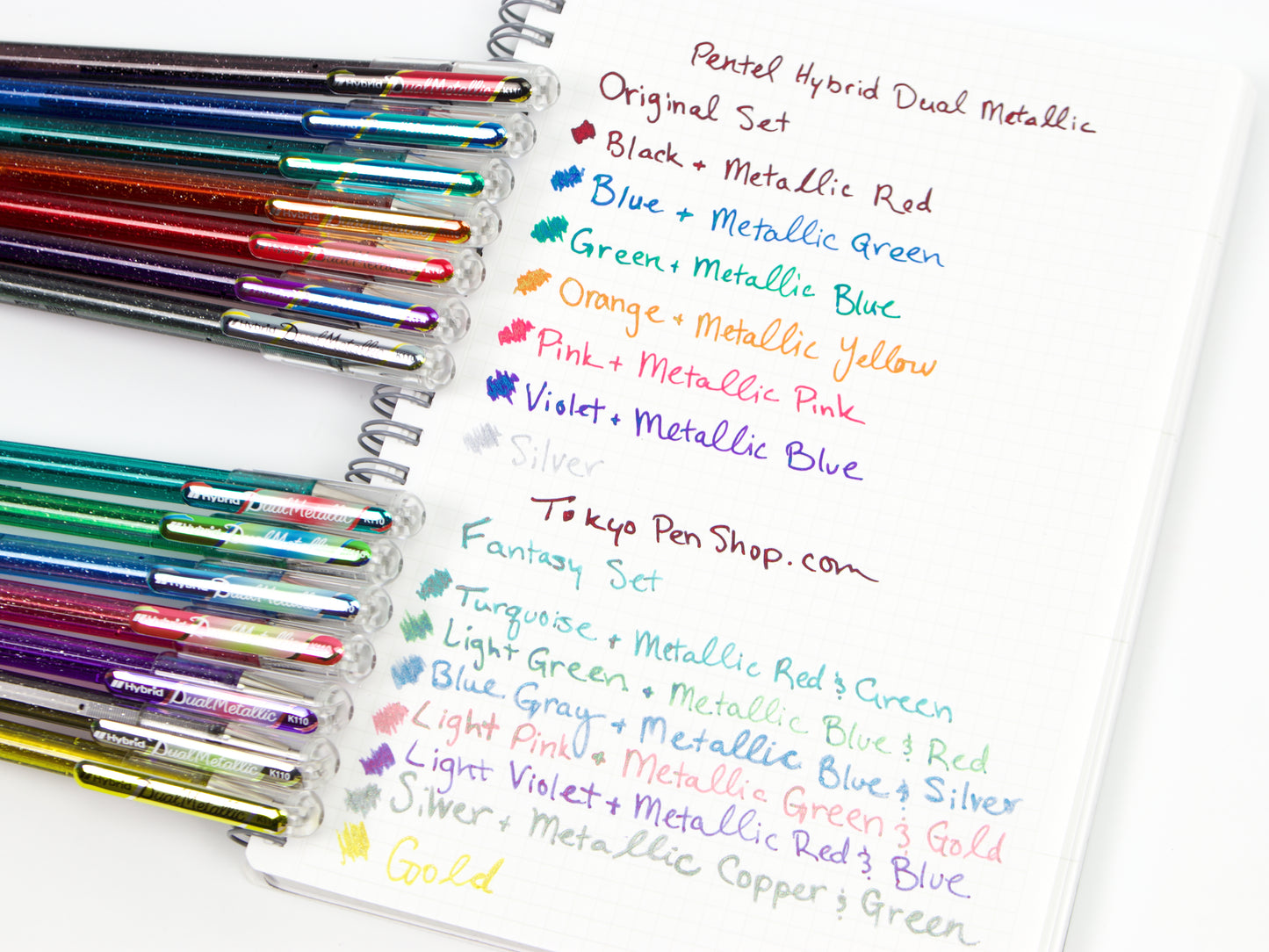 Pentel Hybrid Dual Singles