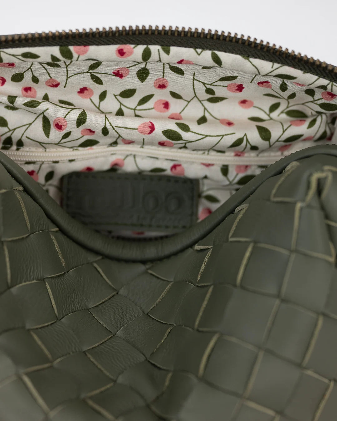 milloo Calliope Crossbody Handwoven Olive