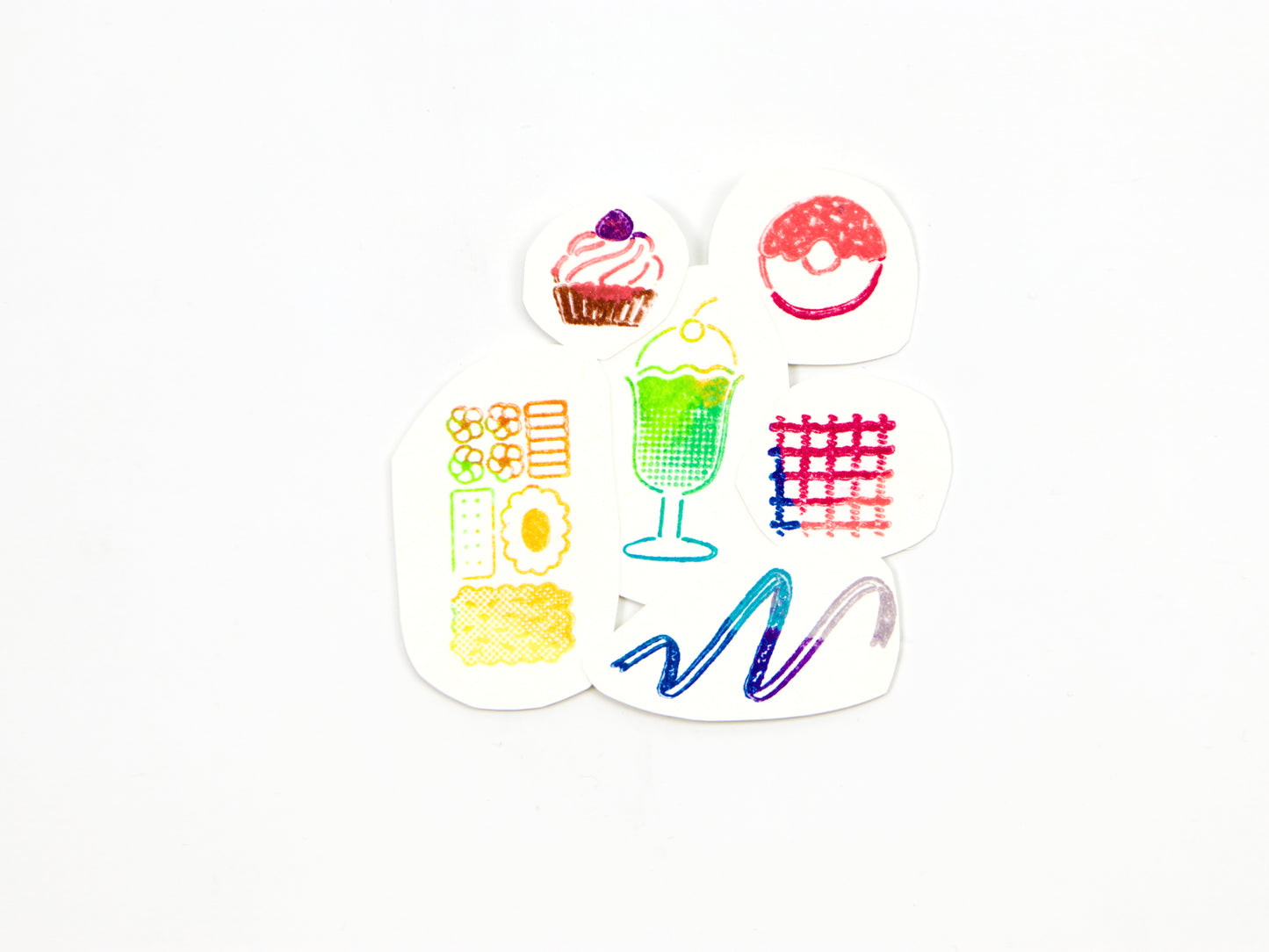 Sello de media cara para pintar de Midori