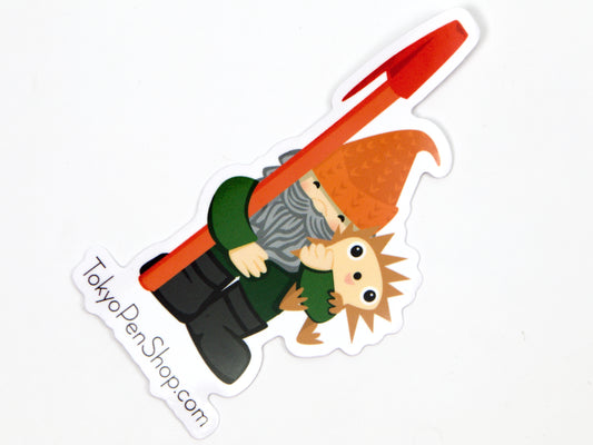 Tokyo Pen Shop Sticker Jumbo Hiro with Gnome