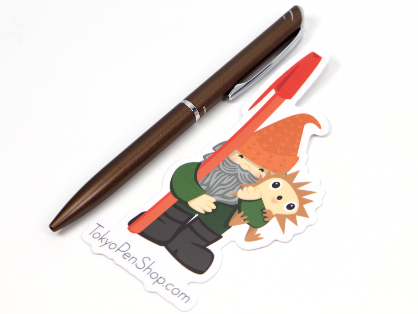 Pegatina de la tienda de bolígrafos de Tokio, el ladrón de bolígrafos Hiro