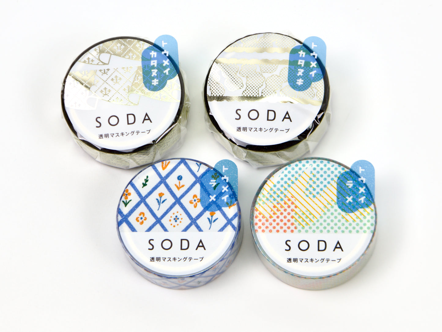 Hitotoki SODA Sparkle and Shine Transparent Tape 15mm