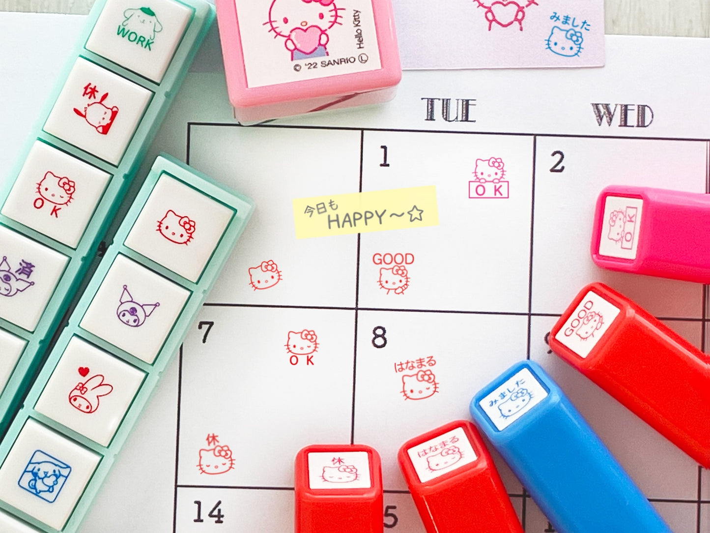 Sanrio Planner Stamps by Kodomo no Kao