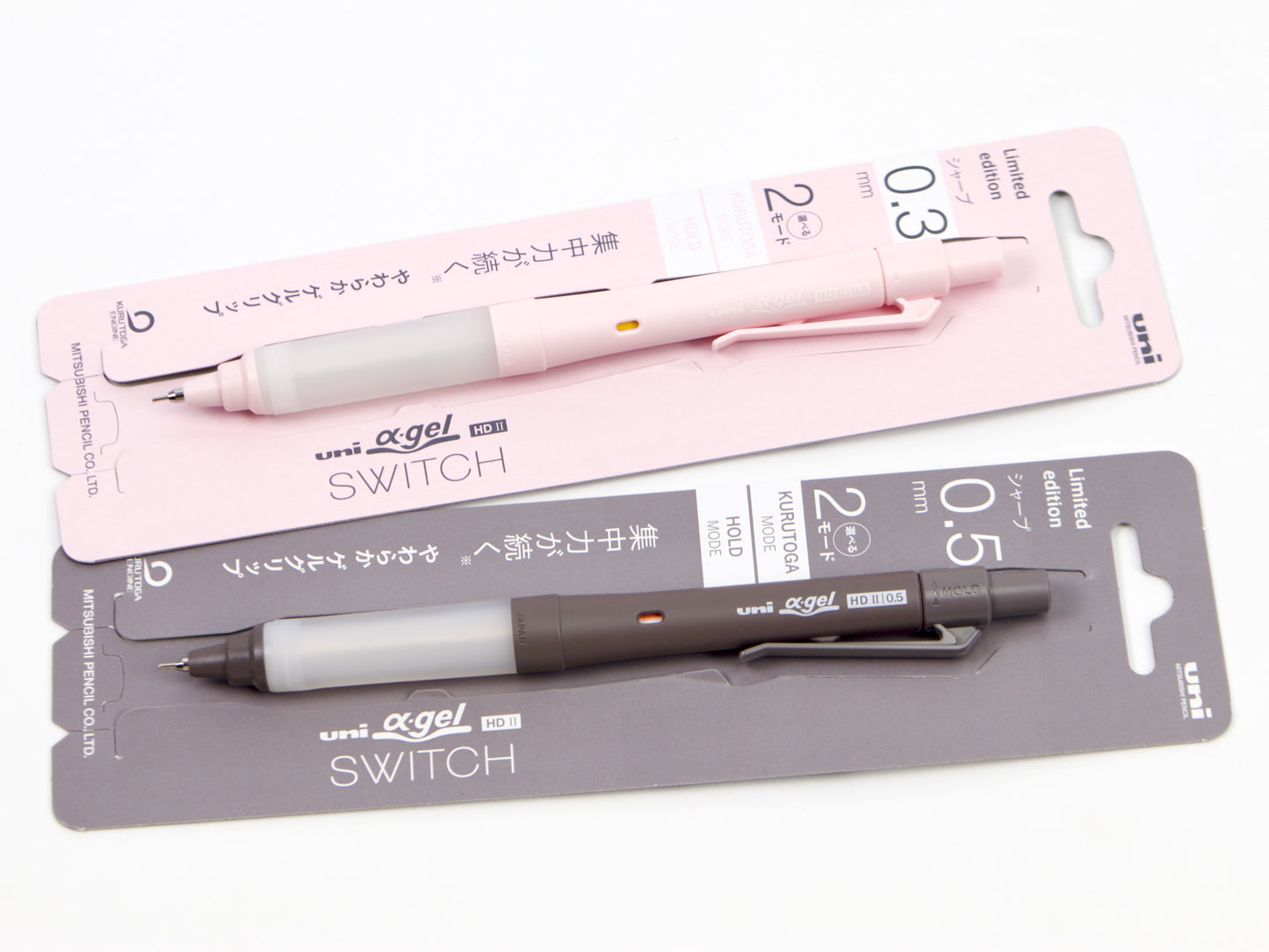 Uni Alpha Gel Kuru Toga Switch Limited Colors