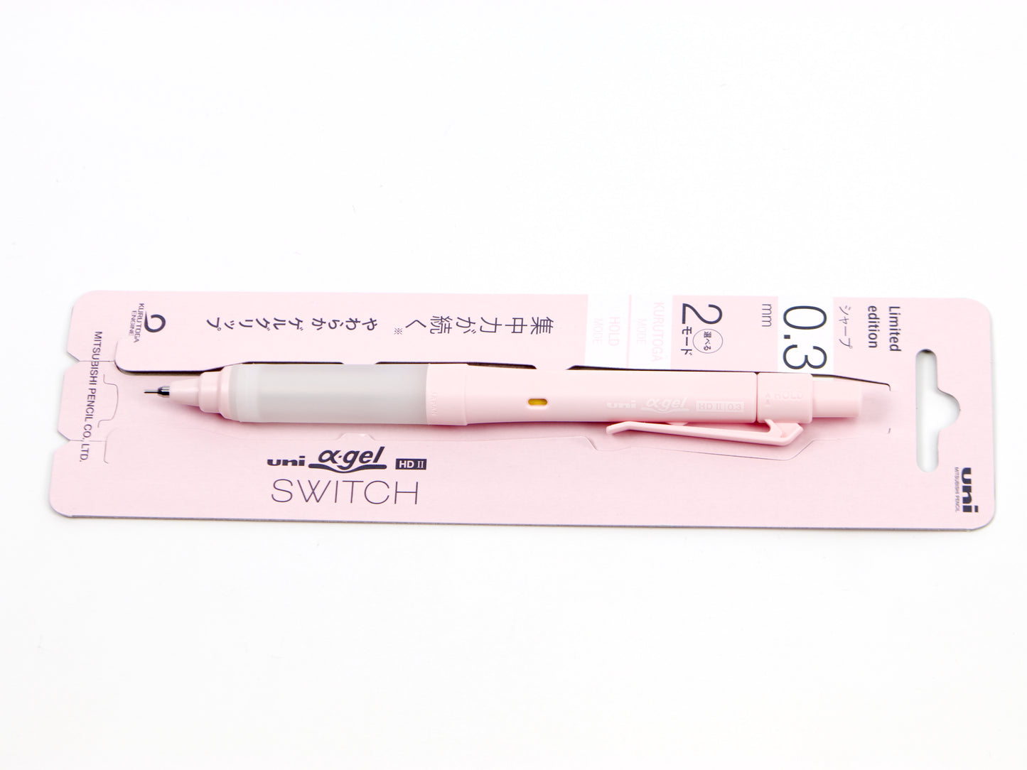 Uni Alpha Gel Kuru Toga Switch Limited Colors