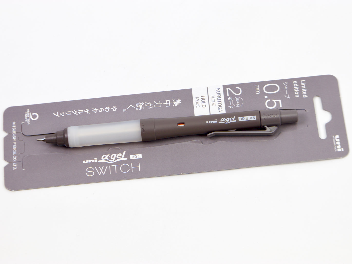 Uni Alpha Gel Kuru Toga Switch Limited Colors