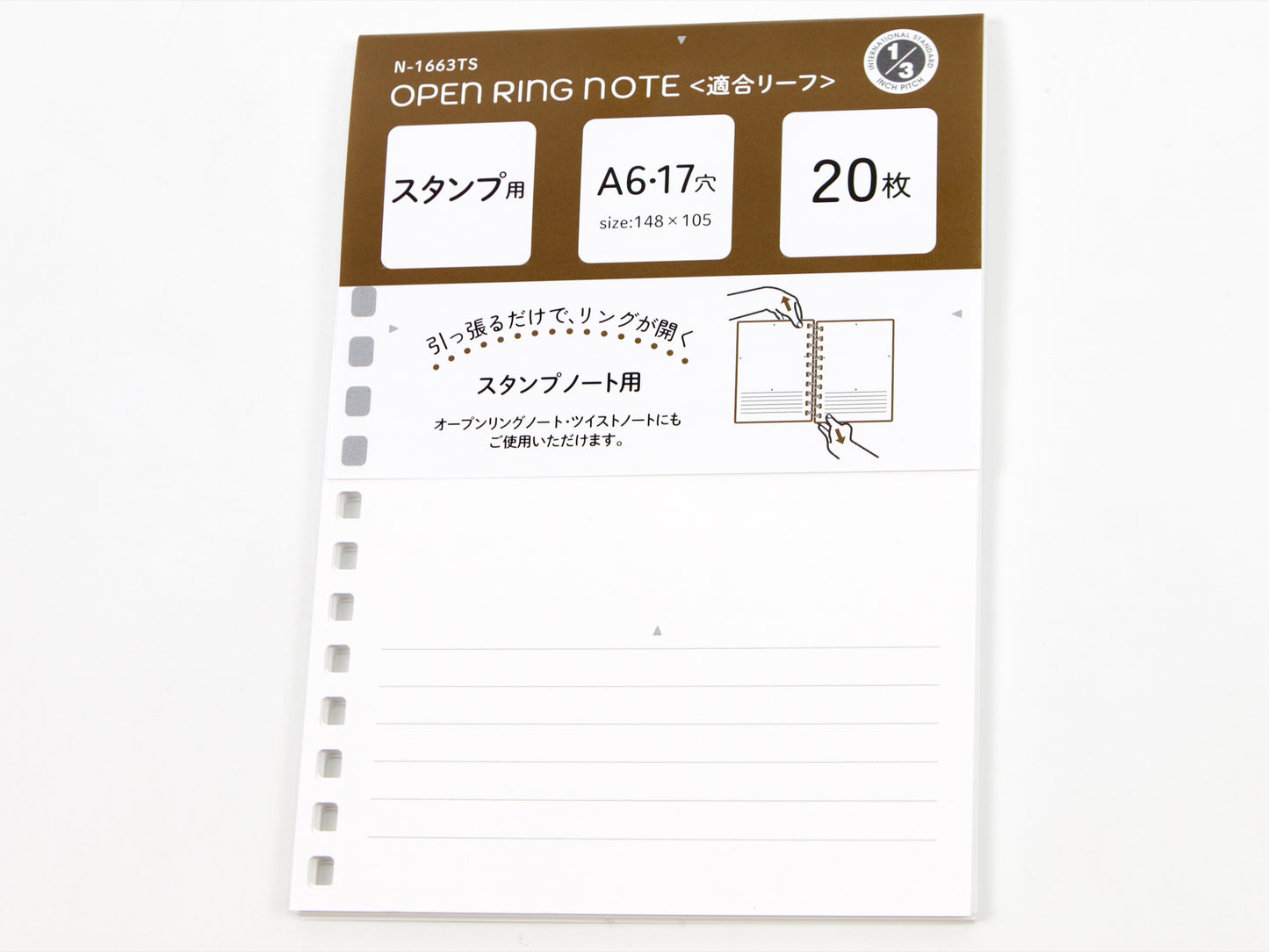 Lihit Lab A6 Stamp Book Refill