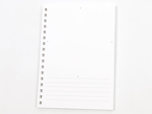 Papel de recambio para notas de anillo abierto Lihit Lab A6 (30 hojas)