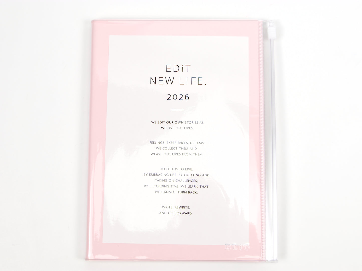 Mark's Inc. EdiT New Life Clear Pocket 2026 A5