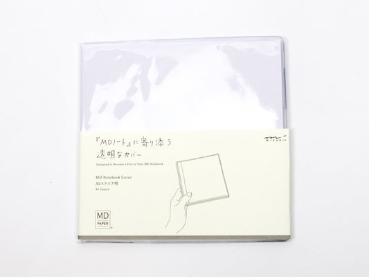 Midori MD Paper A5 Square Notebook Clear Cover