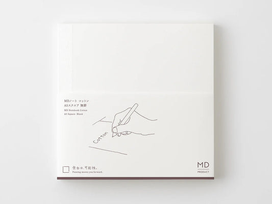 Carnet de notes Midori MD Paper A5 en coton carré