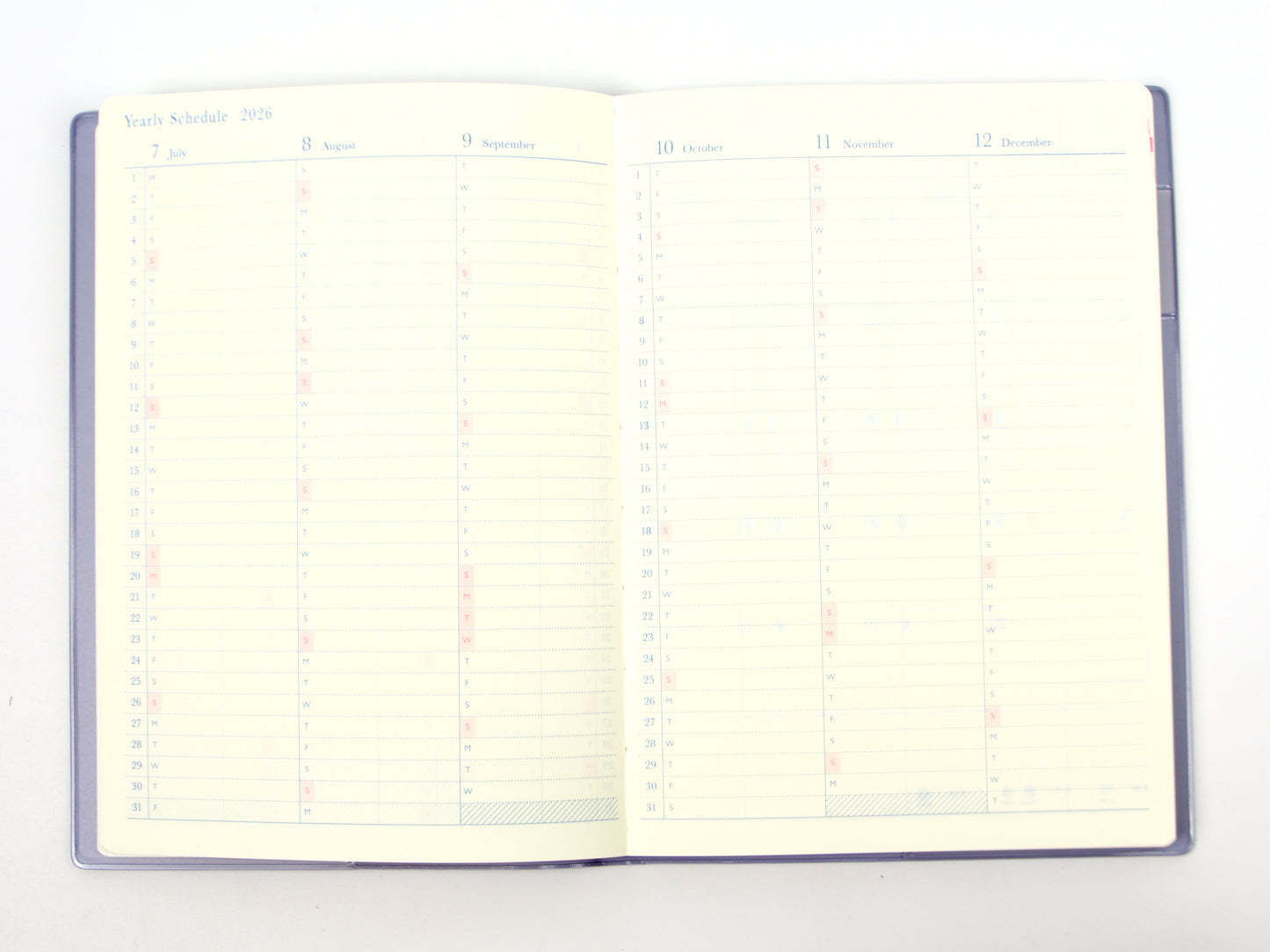 Agenda Midori 24 horas 2025 (B6)