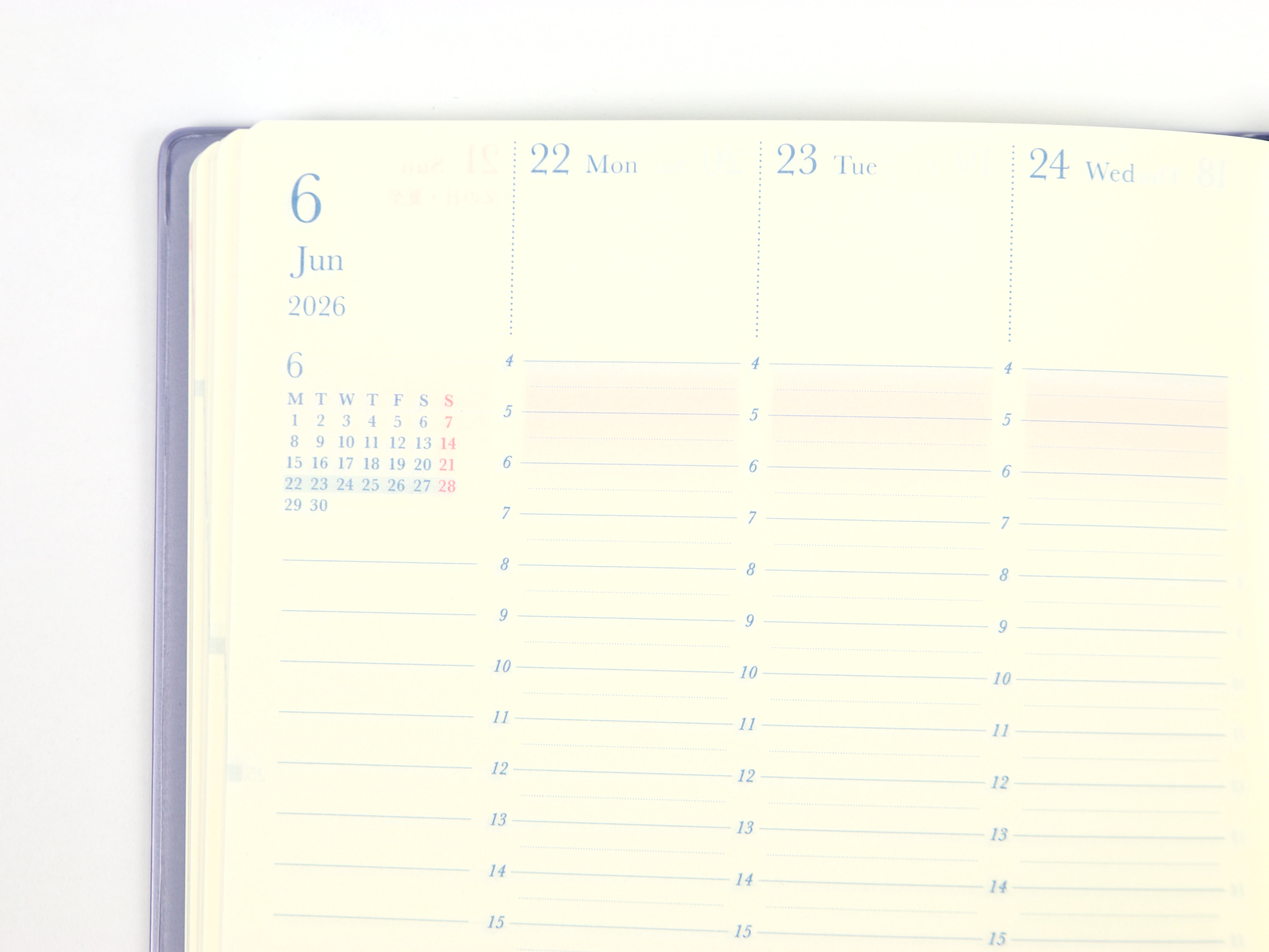 Midori 24 Hour Planner 2026 (B6) - Tokyo Pen Shop