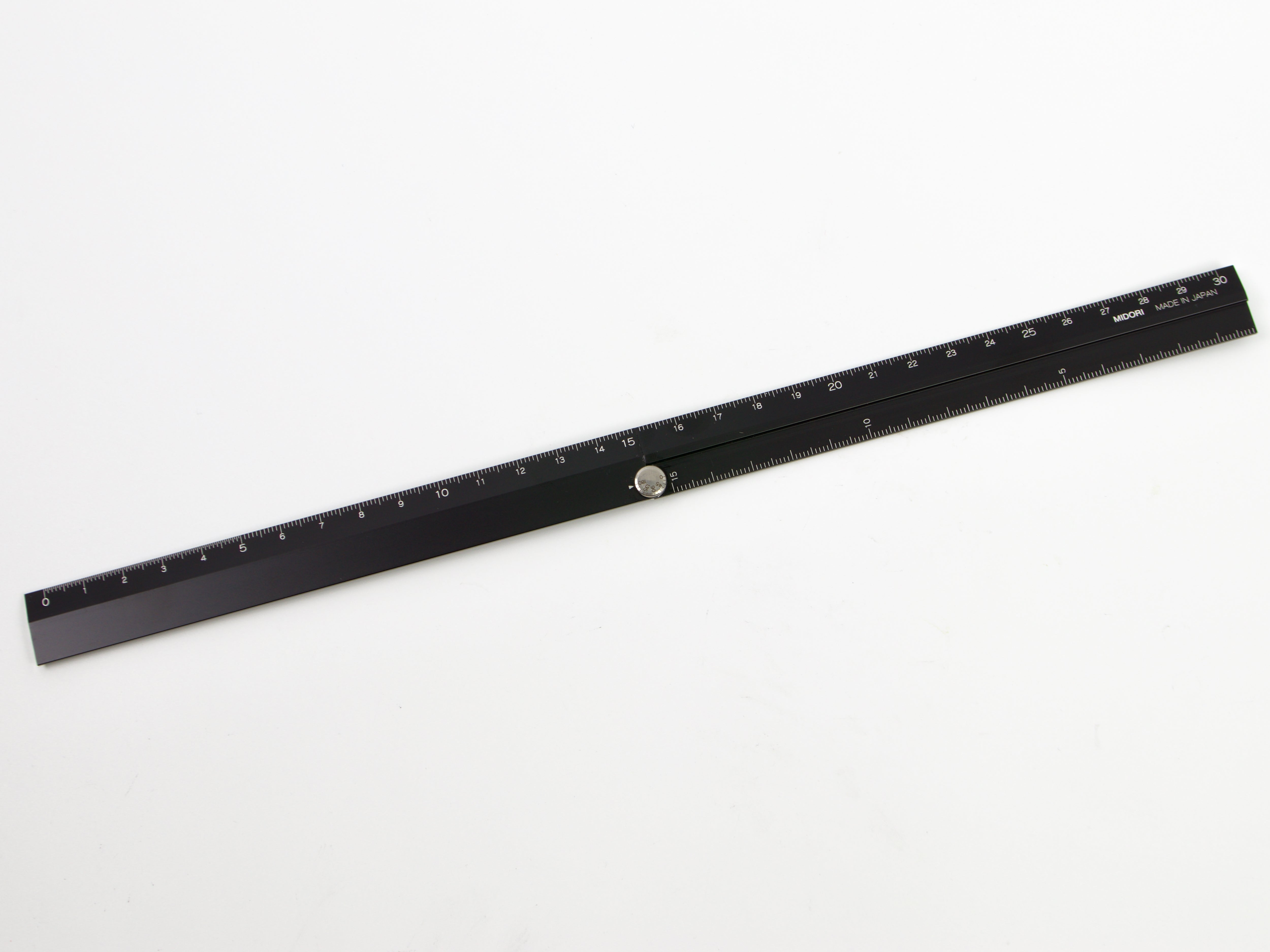 Mecury Ruler Midori Aluminum Multi Ruler 30cm - Tokyo Pen Shop