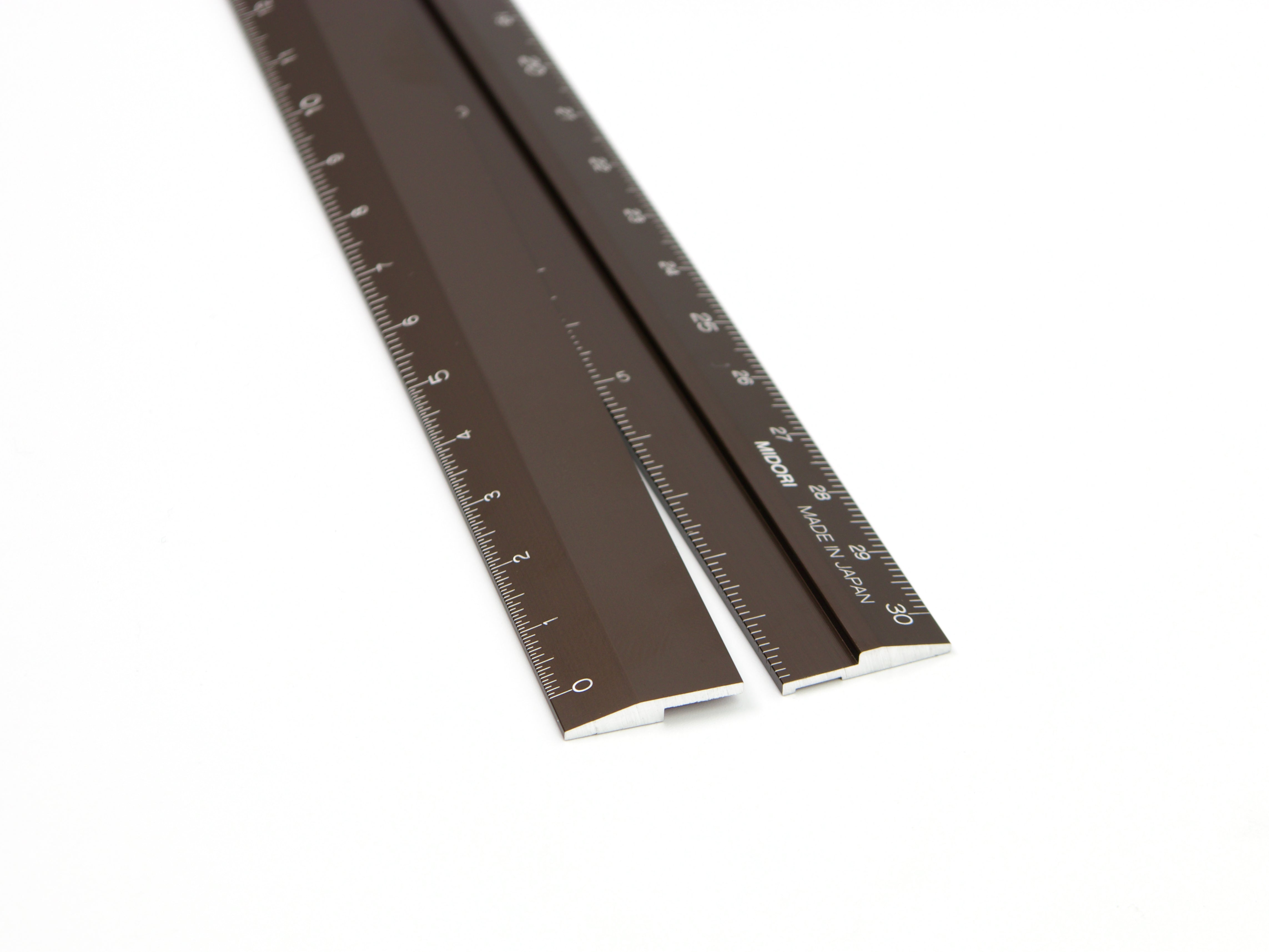 Midori Aluminum Multi Ruler 30cm - Tokyo Pen Shop