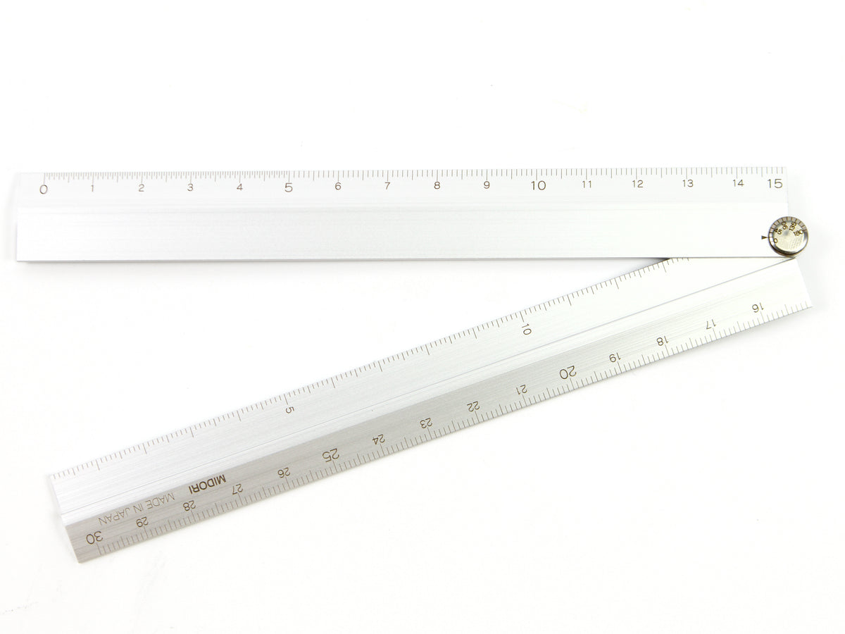 Altium File Ruler Midori Aluminum Multi Ruler 30cm - Tokyo Pen Shop