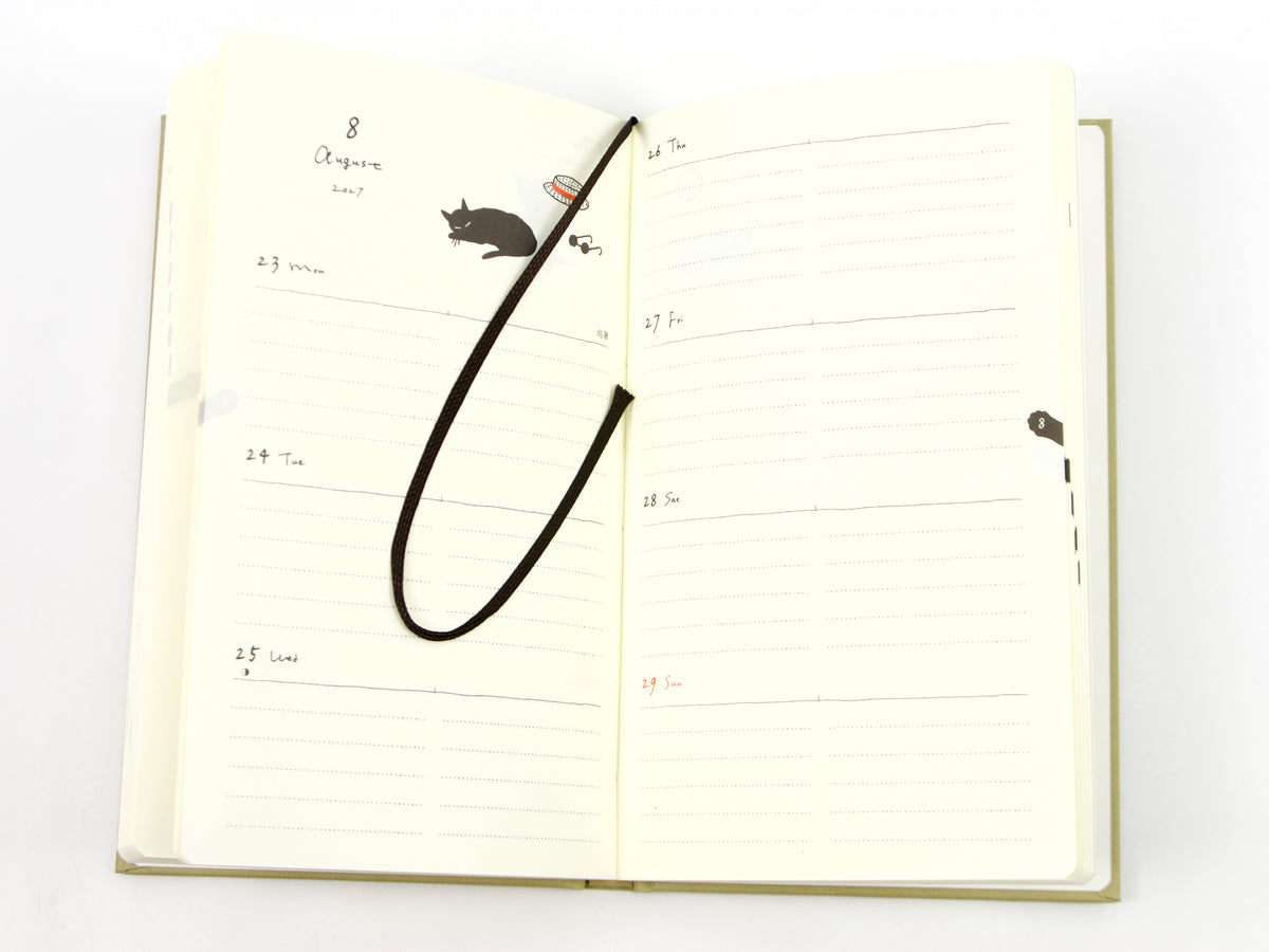 Midori Book Style Planner B6 Slim 2027