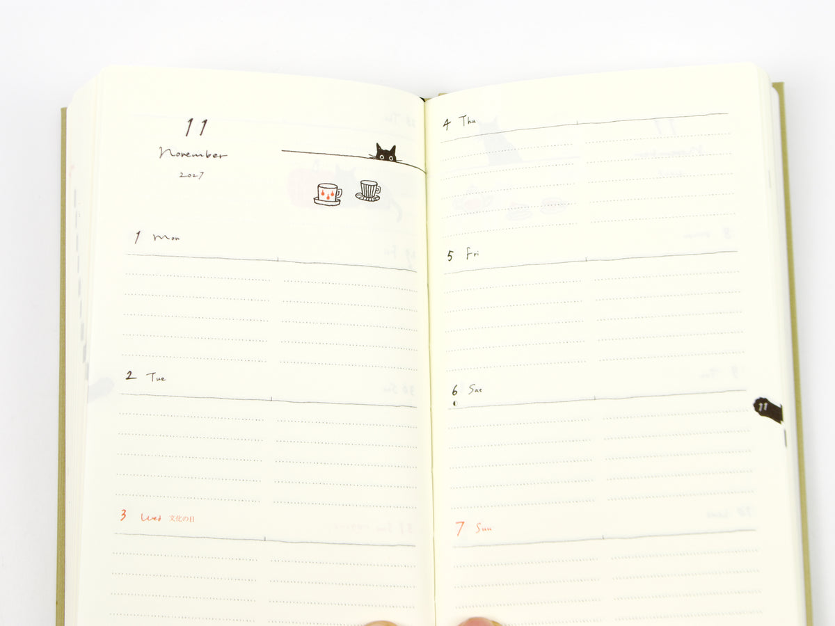 Midori Book Style Planner B6 Slim 2027