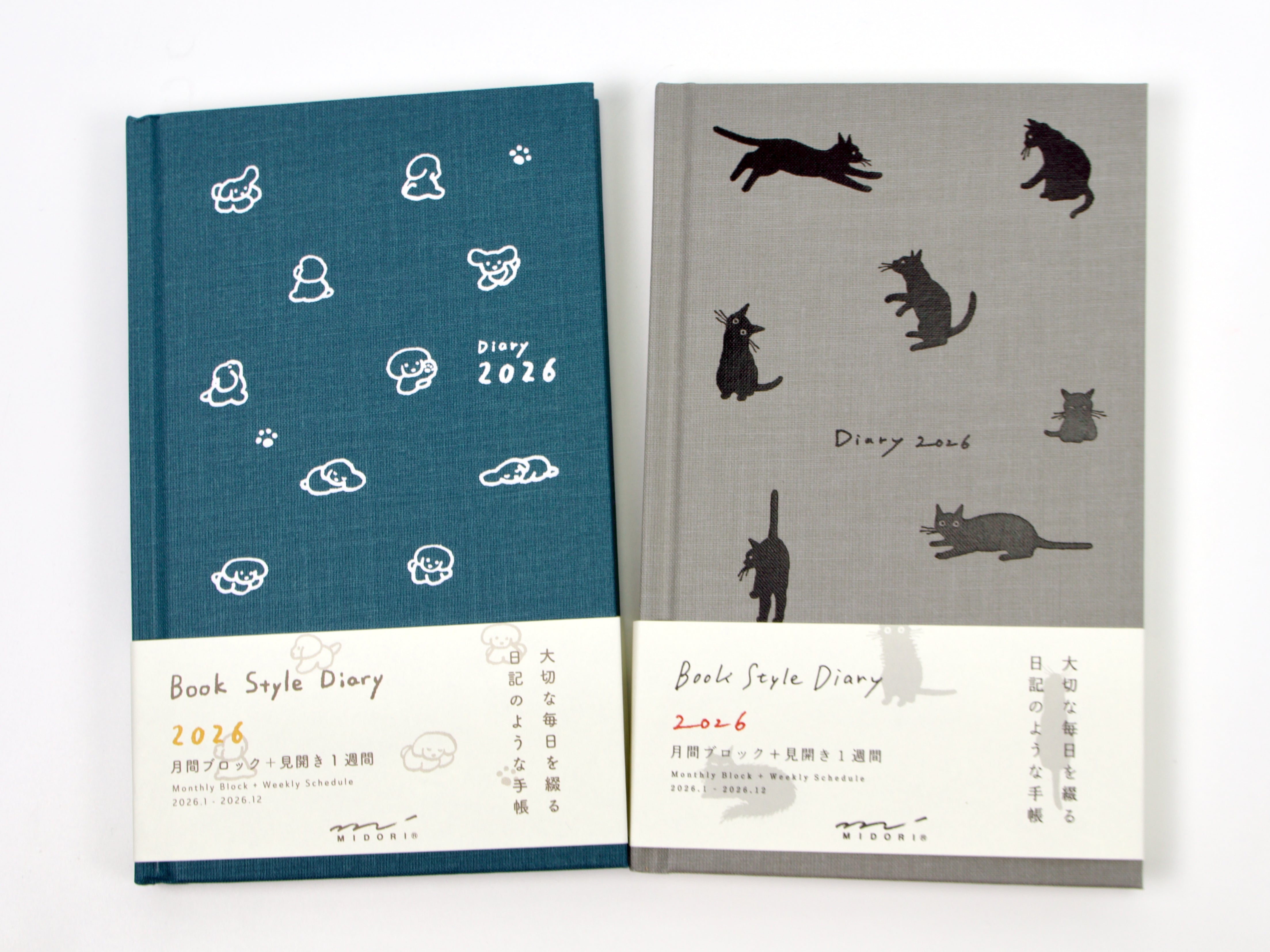 Midori Book Style Planner B6 Slim 2026 - Tokyo Pen Shop