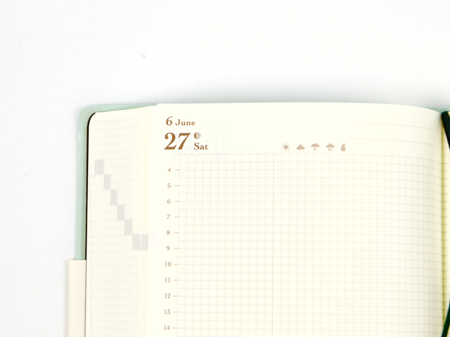 Midori Hibino 2025 A6 1 día 2 páginas