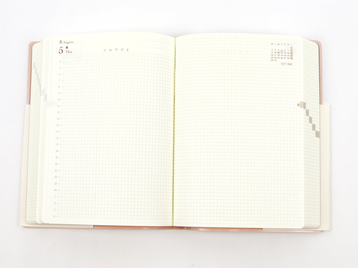 Midori Hibino 2025 A6 1 jour 2 pages