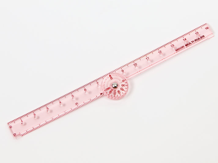 Multi Point Ruler Midori Multi Ruler 16cm - Tokyo Pen Shop